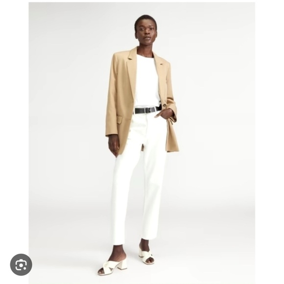 Everlane Denim - Everlane 90s Cheeky Jean Bone White - Button Fly, Cropped